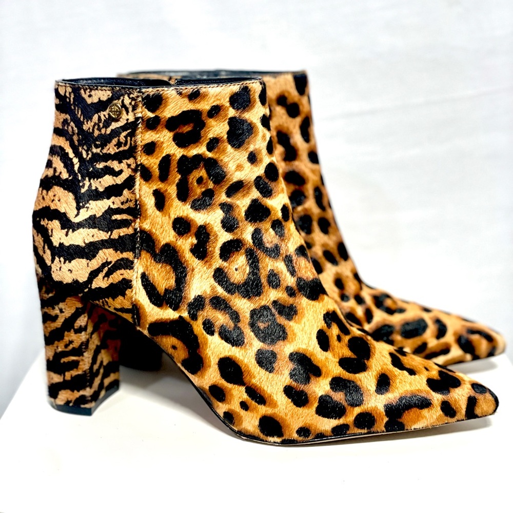 Antonio melani cheetah print boot size 8